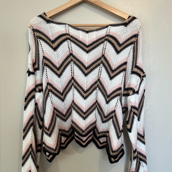 Lizbeth Chevron Pullover Sweater NWT - Picture 11 of 12